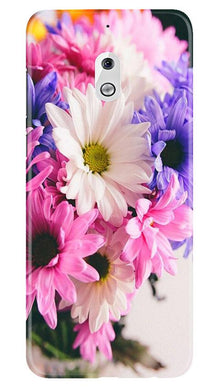 Coloful Daisy Mobile Back Case for Nokia 2.1 (Design - 73)