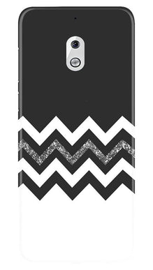Black white Pattern2Mobile Back Case for Nokia 2.1 (Design - 83)