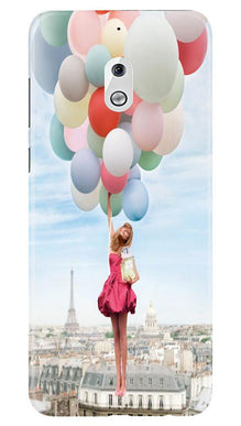 Girl with Baloon Mobile Back Case for Nokia 2.1 (Design - 84)