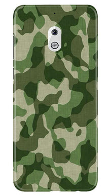Army Camouflage Mobile Back Case for Nokia 2.1  (Design - 106)