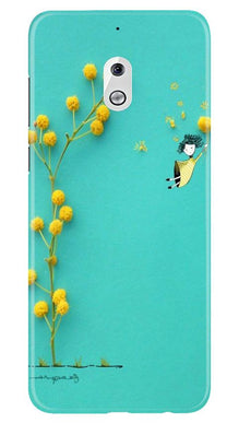 Flowers Girl Mobile Back Case for Nokia 2.1 (Design - 216)