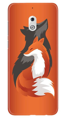 Wolf  Mobile Back Case for Nokia 2.1 (Design - 224)