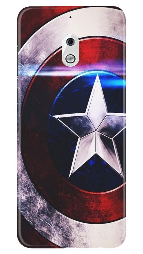 Captain America Shield Case for Nokia 2.1 (Design No. 250)