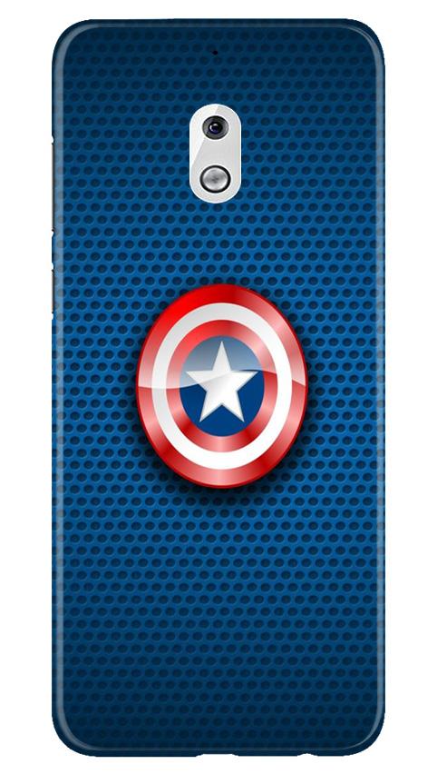 Captain America Shield Case for Nokia 2.1 (Design No. 253)