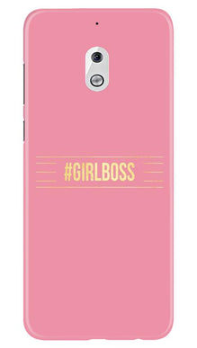 Girl Boss Pink Mobile Back Case for Nokia 2.1 (Design - 263)