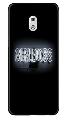 Girl Boss Black Mobile Back Case for Nokia 2.1 (Design - 268)