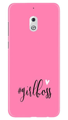 Girl Boss Pink Mobile Back Case for Nokia 2.1 (Design - 269)