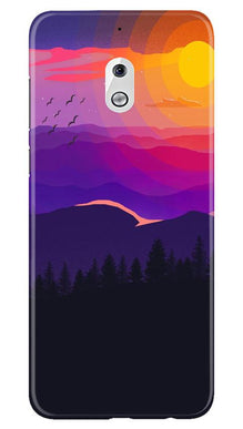 Sun Set Mobile Back Case for Nokia 2.1 (Design - 279)