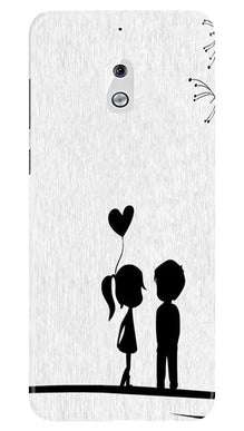 Cute Kid Couple Mobile Back Case for Nokia 2.1 (Design - 283)