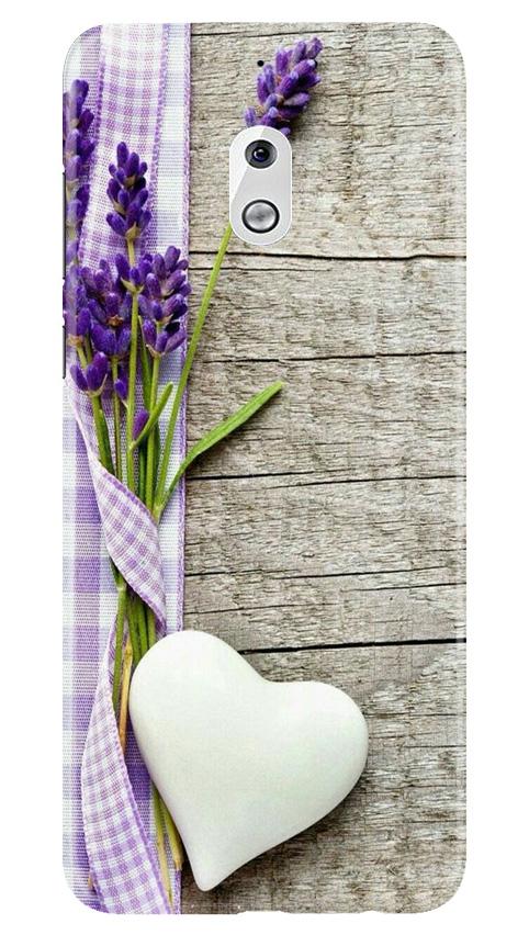 White Heart Case for Nokia 2.1 (Design No. 298)