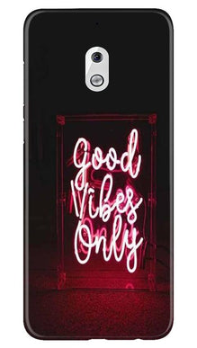 Good Vibes Only Mobile Back Case for Nokia 2.1 (Design - 354)