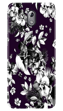 white flowers Mobile Back Case for Nokia 3.1 (Design - 7)