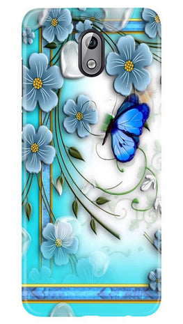 Blue Butterfly Case for Nokia 3.1