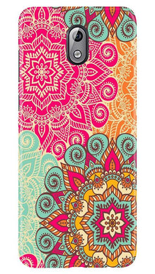 Rangoli art2 Mobile Back Case for Nokia 3.1 (Design - 29)