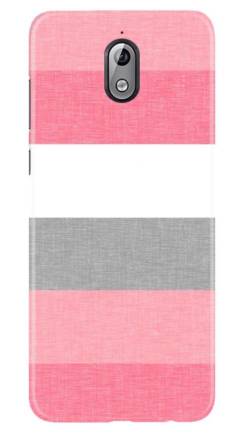 Pink white pattern Case for Nokia 3.1