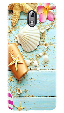 Sea Shells Mobile Back Case for Nokia 3.1 (Design - 63)