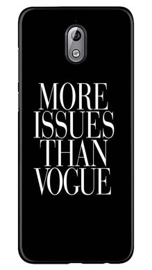 More Issues than Vague Mobile Back Case for Nokia 3.1 (Design - 74)