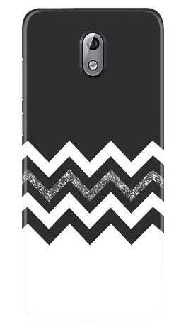 Black white Pattern2Case for Nokia 3.1