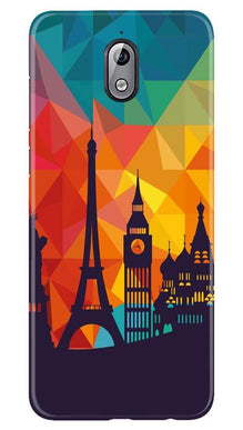 Eiffel Tower2 Mobile Back Case for Nokia 3.1 (Design - 91)