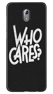 Who Cares Mobile Back Case for Nokia 3.1 (Design - 94)