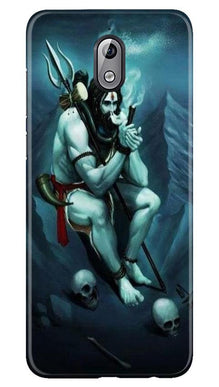 Lord Shiva Mahakal2 Mobile Back Case for Nokia 3.1 (Design - 98)