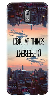 Look at things different Mobile Back Case for Nokia 3.1 (Design - 99)