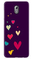 Purple Background Case for Nokia 3.1  (Design - 107)
