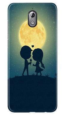 Love Couple Mobile Back Case for Nokia 3.1  (Design - 109)