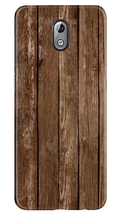 Wooden Look Case for Nokia 3.1  (Design - 112)