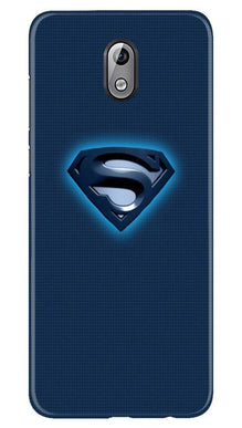 Superman Superhero Mobile Back Case for Nokia 3.1  (Design - 117)