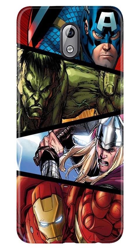 Avengers Superhero Case for Nokia 3.1  (Design - 124)