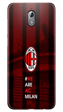 AC Milan Mobile Back Case for Nokia 3.1  (Design - 155)