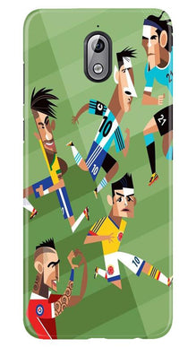 Football Mobile Back Case for Nokia 3.1  (Design - 166)