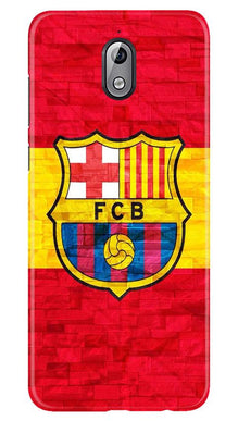 FCB Football Mobile Back Case for Nokia 3.1  (Design - 174)
