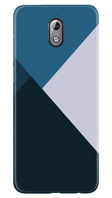 Blue Shades Mobile Back Case for Nokia 3.1 (Design - 188)