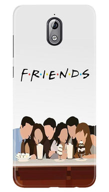 Friends Mobile Back Case for Nokia 3.1 (Design - 200)