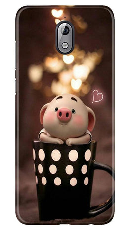 Cute Bunny Case for Nokia 3.1 (Design No. 213)