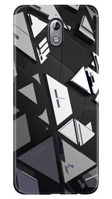 Modern Art Mobile Back Case for Nokia 3.1 (Design - 230)