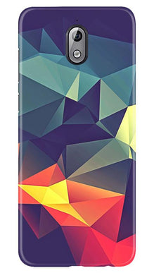 Modern Art Mobile Back Case for Nokia 3.1 (Design - 232)