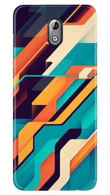 Modern Art Mobile Back Case for Nokia 3.1 (Design - 233)