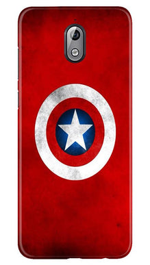 Captain America Mobile Back Case for Nokia 3.1 (Design - 249)