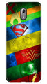 Superheros Logo Case for Nokia 3.1 (Design No. 251)