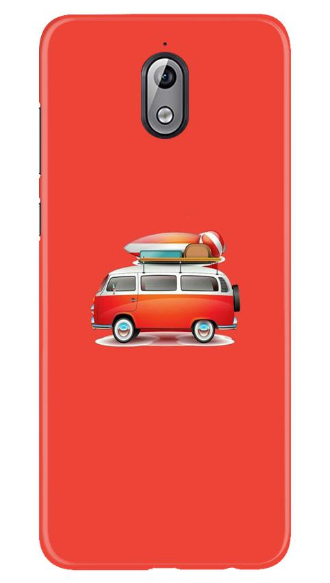 Travel Bus Case for Nokia 3.1 (Design No. 258)