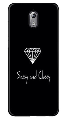 Sassy and Classy Mobile Back Case for Nokia 3.1 (Design - 264)