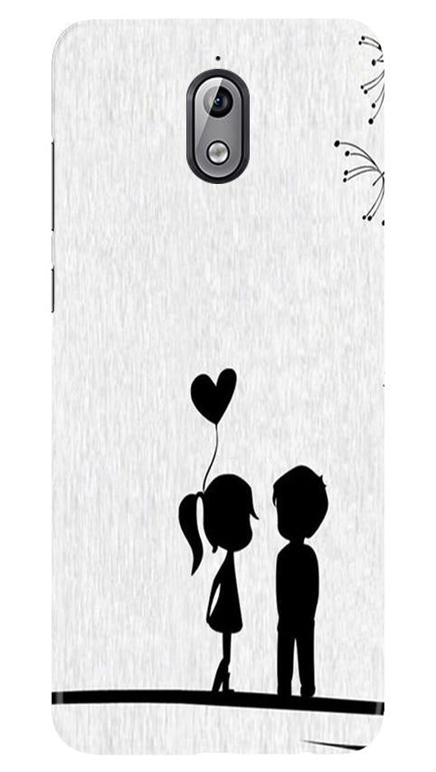 Cute Kid Couple Case for Nokia 3.1 (Design No. 283)