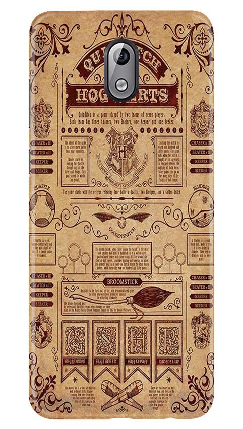 Hogwarts Mobile Back Case for Nokia 3.1 (Design - 304)