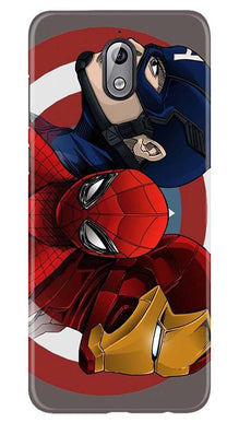 Superhero Mobile Back Case for Nokia 3.1 (Design - 311)