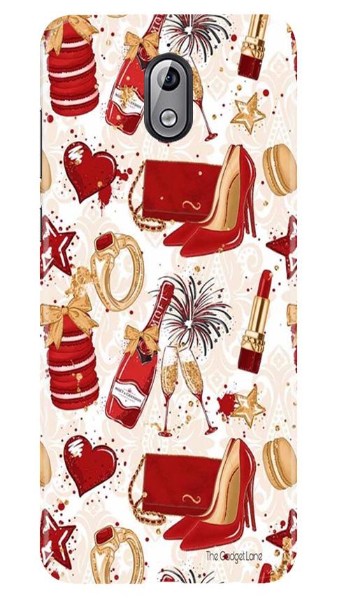 Girlish Mobile Back Case for Nokia 3.1 (Design - 312)