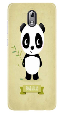 Panda Bear Mobile Back Case for Nokia 3.1 (Design - 317)