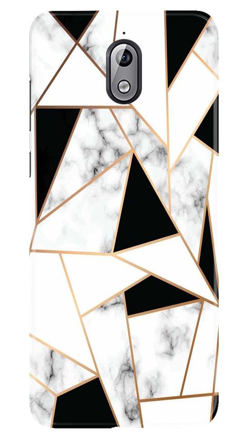 Marble Texture Mobile Back Case for Nokia 3.1 (Design - 322)